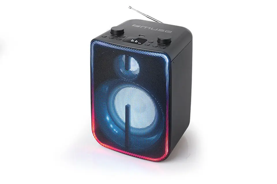 ⁨Muse | Głośnik Party Box z Bluetooth i Baterią | M-1802DJ | 60 W | Bluetooth | Czarny | Połączenie bezprzewodowe⁩ w sklepie Wasserman.eu