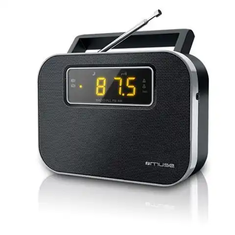 ⁨Muse M-081R Black, Alarm function, 2-band PLL portable radio⁩ at Wasserman.eu