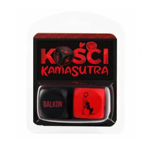 ⁨Kości kamasutra czerwono-czarne Grammi⁩ w sklepie Wasserman.eu