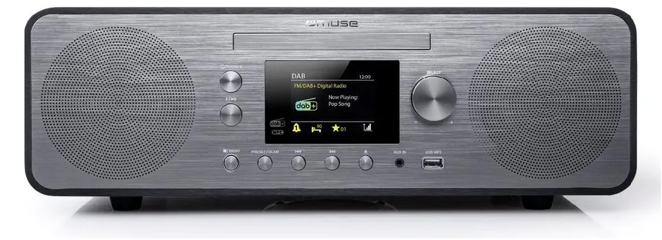 Muse | M-885 DBT | Radio | AUX in | Szary w sklepie Wasserman.eu