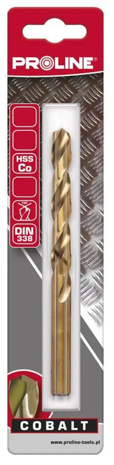 ⁨Drill bit for met hss-co din338 grinding.4.5mm pcs.2 blist proline⁩ at Wasserman.eu