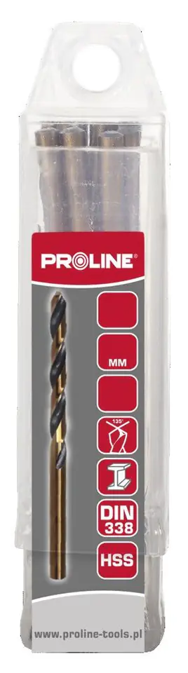 HSS TWIST DRILL - DIN338 - 4.1 MM, 1 PCS PROLINE at Wasserman.eu