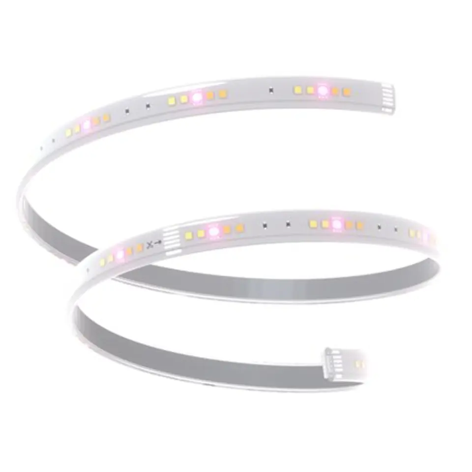 ⁨Nanoleaf Essentials Light Strips Expansion 1 meter Multicolor, 1600 lm, 2700 - 6500 K⁩ at Wasserman.eu