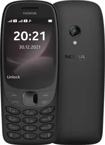 ⁨Nokia 6310 TA-1400 Black, 2.8 ", TFT, 0.016 MB, Dual SIM, Nano Sim, 3G, Bluetooth, 5.0, USB version Micro, Built-in camera, Main⁩ w sklepie Wasserman.eu