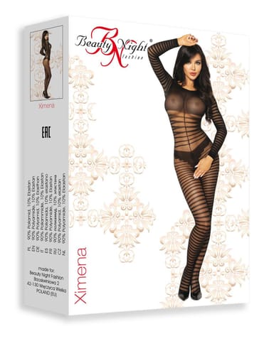 ⁨Ximena bodystocking (Black, Size S-L)⁩ at Wasserman.eu