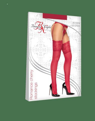 Romance Cherry - stockings w sklepie Wasserman.eu