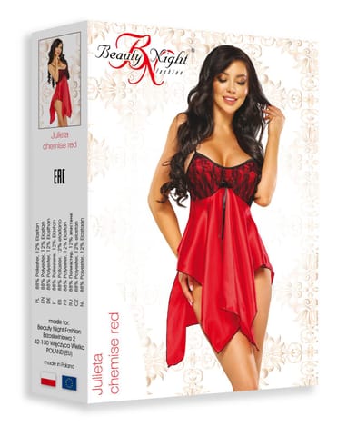 Julieta chemise red w sklepie Wasserman.eu