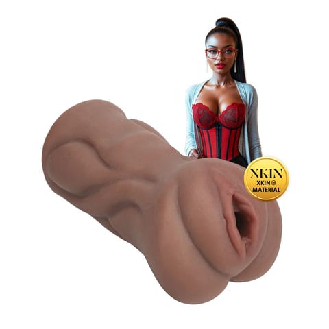 ⁨Carreer Girls - Sexy Librarian Paige Spreadmore - TPE Medium Masturbator - 244g - Brown⁩ w sklepie Wasserman.eu