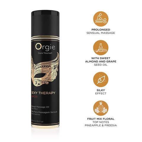 Orgie Sexy Therapy Sensual Massage Oil Amor 200 ml w sklepie Wasserman.eu