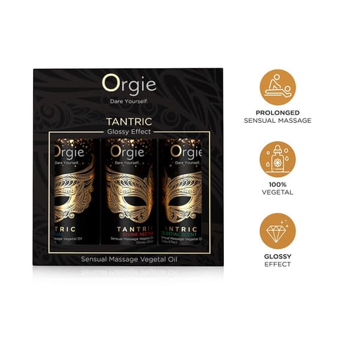 Orgie Sensual Massage Vegetal Oil Tantric Mini Size Collection 3 x 30 ml set w sklepie Wasserman.eu
