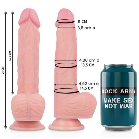 ⁨ROCKARMY - LIQUID SILICONE PREMIUM SPITFIRE REALISTIC 21 CM -O- 4.62 CM⁩ w sklepie Wasserman.eu