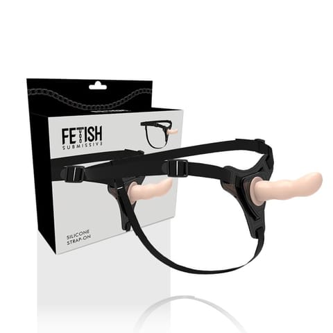 ⁨FETISH SUBMISSIVE HARNESS - FLESH SILICONE G-SPOT 12.5 CM⁩ w sklepie Wasserman.eu
