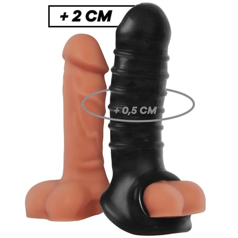 ⁨VIRILXL - PENIS EXTENSION AND SHEATH V15 BLACK⁩ w sklepie Wasserman.eu