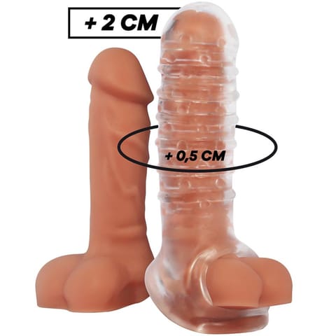 ⁨VIRILXL - PENIS EXTENSION AND SHEATH V15 TRANSPARENT⁩ w sklepie Wasserman.eu