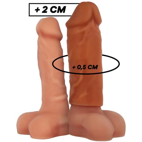 ⁨VIRILXL - LIQUID SILICONE V3 BROWN PENIS EXTENSION⁩ w sklepie Wasserman.eu