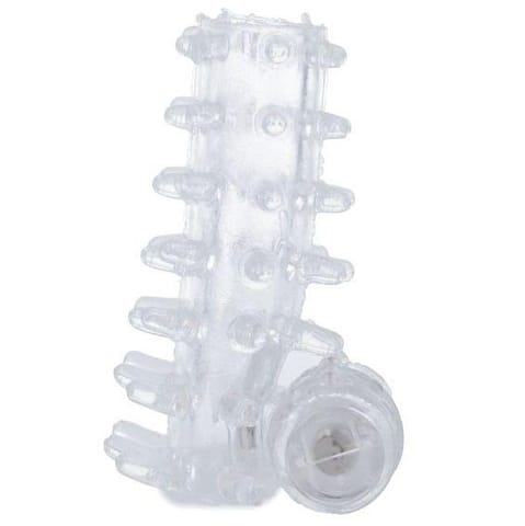 ⁨CASUAL LOVE - RING VIBRATING SLEEVE TRANSPARENT⁩ w sklepie Wasserman.eu