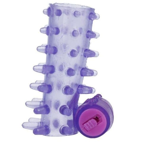 ⁨CASUAL LOVE - RING VIBRATING SLEEVE PURPLE⁩ w sklepie Wasserman.eu