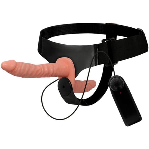 HARNESS ATTRACTION - HARRIS DOUBLE PENETRACI N WITH VIBRATION 18 CM -O- 3.5 CM w sklepie Wasserman.eu