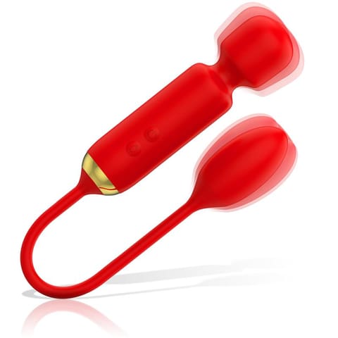 ⁨MIA - TOSCANA DOUBLE PLEASURE WAND + VIBRATING EGG⁩ w sklepie Wasserman.eu