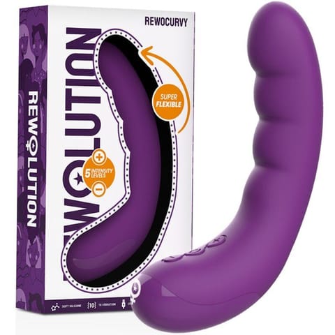 ⁨REWOLUTION - REWOCURVY RECHARGEABLE FLEXIBLE VIBRATOR⁩ w sklepie Wasserman.eu