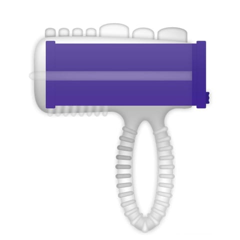 ⁨CASUAL LOVE - RING TONGUE VIBRATING PURPLE⁩ w sklepie Wasserman.eu