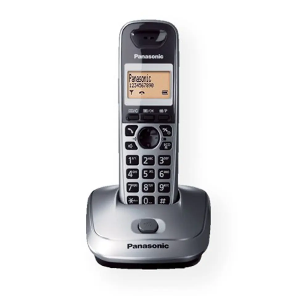 ⁨Panasonic | KX-TG2511FXM | Backlight buttons | Built-in display | Caller ID | Black | Phonebook capacity 100 entries | Speakerphone | Wireless connection⁩ at Wasserman.eu