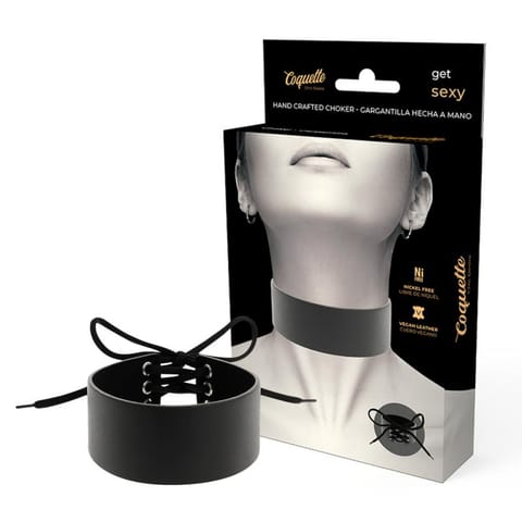 ⁨COQUETTE CHIC DESIRE - VEGAN LEATHER CHOKER⁩ w sklepie Wasserman.eu