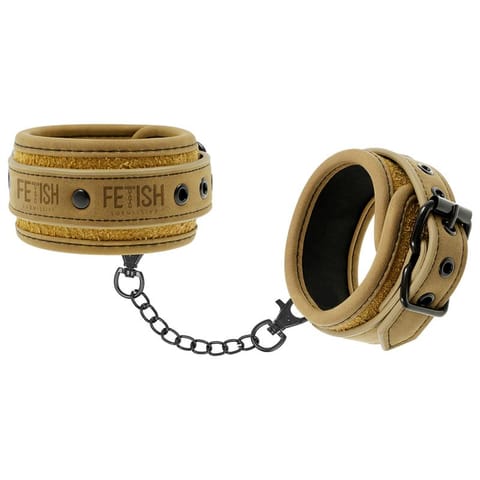 FETISH SUBMISSIVE ORIGEN - VEGAN LEATHER ANKLE CUFFS WITH NEOPRENE LINING w sklepie Wasserman.eu