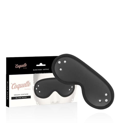 ⁨COQUETTE CHIC DESIRE - FANTASY VEGAN LEATHER BLIND MASK WITH NEOPRENE LINING⁩ w sklepie Wasserman.eu