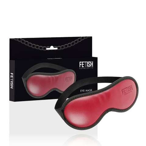 ⁨FETISH SUBMISSIVE DARK ROOM - VEGAN LEATHER MASK WITH NEOPRENE LINING⁩ w sklepie Wasserman.eu