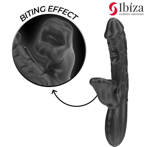 ⁨IBIZA - VIBRATOR AND CLITORIS STIMULATOR WITH BITING AND ROTATION EFFECT⁩ w sklepie Wasserman.eu