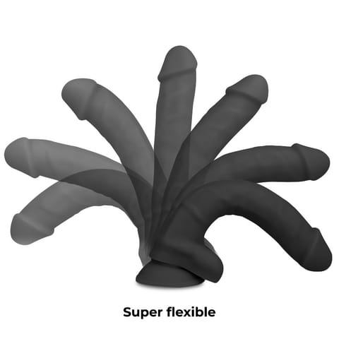 ⁨COCK MILLER - SILICONE DENSITY COCKSIL ARTICULABLE BLACK 24 CM⁩ w sklepie Wasserman.eu