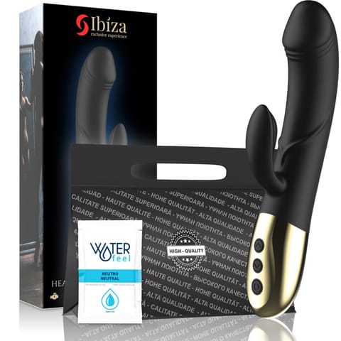 ⁨IBIZA - POWERFUL ANATOMICAL VIBRATOR WITH RABBIT⁩ w sklepie Wasserman.eu
