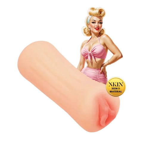 ⁨Pinup Dolls - Sun Kissed Beach Babe Molly Blowtide - TPE Small Masturbator - 127g - Flesh⁩ w sklepie Wasserman.eu