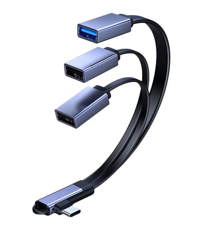 ⁨MicroConnect USB-C Angled splitter cable⁩ w sklepie Wasserman.eu