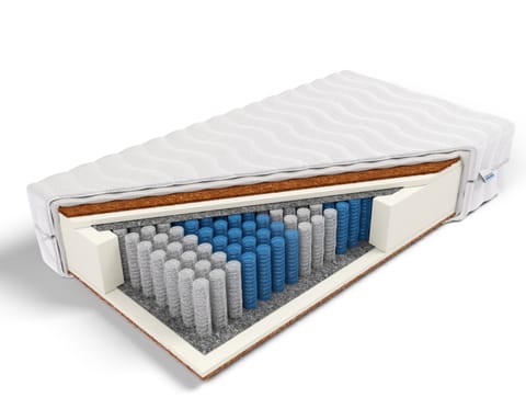 ⁨Frankhauer Materac pocket z kokosem obustronnym Tytan (pokrowiec Dormia, rozmiar 120 x 200)⁩ w sklepie Wasserman.eu