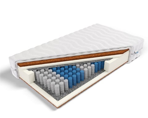 ⁨Frankhauer Pocket z kokosem obustronnym Atlas (pokrowiec SilverActive, rozmiar 150 x 200)⁩ w sklepie Wasserman.eu