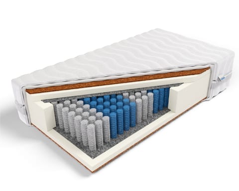 ⁨Frankhauer Materac pocket z kokosem obustronnym Tytan Plus (pokrowiec Dormia, rozmiar 160 x 200)⁩ w sklepie Wasserman.eu