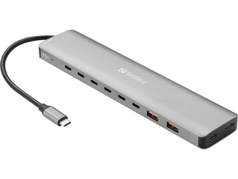 ⁨Sandberg USB-C to 8 x USB-C + 2xUSB-A⁩ w sklepie Wasserman.eu