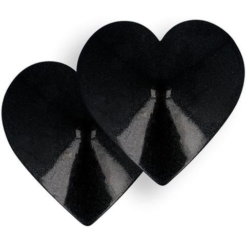 ⁨COQUETTE CHIC DESIRE - NIPPLE COVERS BLACK HEARTS⁩ w sklepie Wasserman.eu