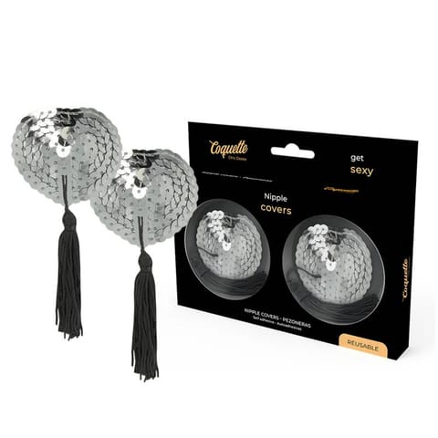 ⁨COQUETTE CHIC DESIRE - NIPPLE COVERS SILVER⁩ w sklepie Wasserman.eu