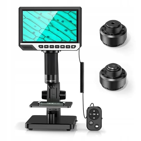 ⁨Mikroskop Cyfrowy 2000x Inskam 315 Ekran LCD FullHD 1080p 2 Obiektywy 12Mpx⁩ w sklepie Wasserman.eu