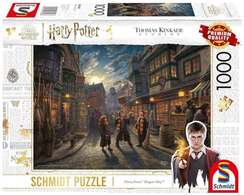 ⁨Puzzle PQ 1000 Thomas kinkade Harry Potter Ulica⁩ w sklepie Wasserman.eu