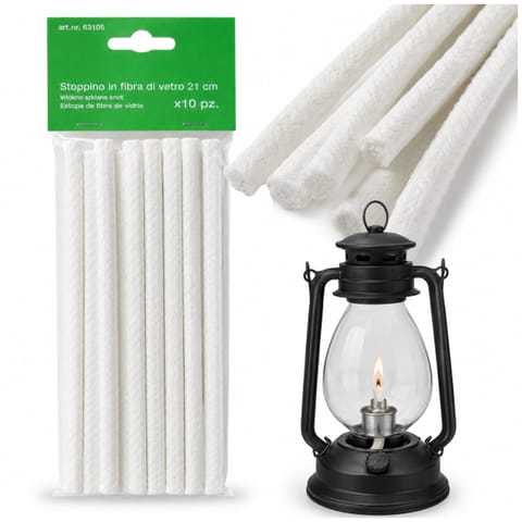 ⁨Knot okrągły do lampionu i fakli, 10 szt., długość 12 cm⁩ w sklepie Wasserman.eu