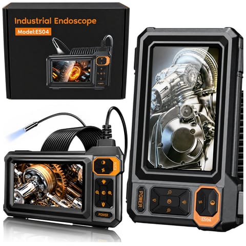 ⁨Kamera Przewodowa Inspekcyjna Endoskop 8 Diod LED LCD 4,3'' IP67⁩ w sklepie Wasserman.eu