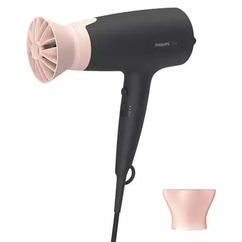 ⁨Philips Hair Dryer BHD350/10 2100 W, Number of temperature settings 6, Ionic function, Black/Pink⁩ w sklepie Wasserman.eu