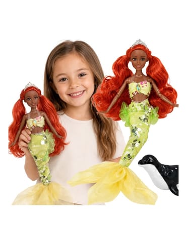 ⁨WOOPIE ROYAL Lalka Syrenka Emi Mermaid z Foką⁩ w sklepie Wasserman.eu