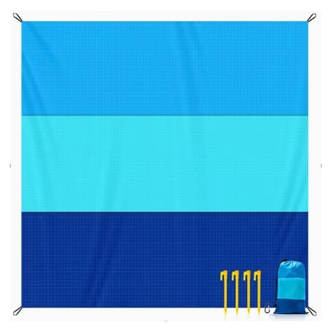 ⁨Mata plażowa koc piknikowy piaskoodporny 200x210 cm, wodoodporny XXL MATA13⁩ w sklepie Wasserman.eu