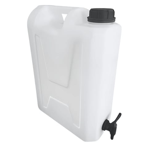 ⁨Kanister na wodę pitną z dolnym kranikiem, tworzywo HDPE, 12L⁩ w sklepie Wasserman.eu