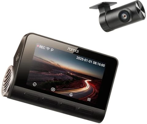 ⁨Wideorejestrator 70mai Dash Cam 4K A810S GPS Wi-Fi BT 4G/LTE 4K + kamera tylna RC24⁩ w sklepie Wasserman.eu